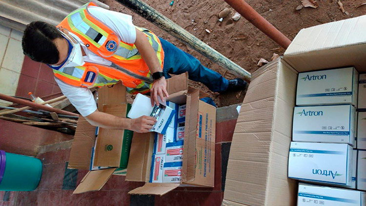 Entregadas 1,000 pruebas rápidas a “La Colmena” para detectar COVID-19