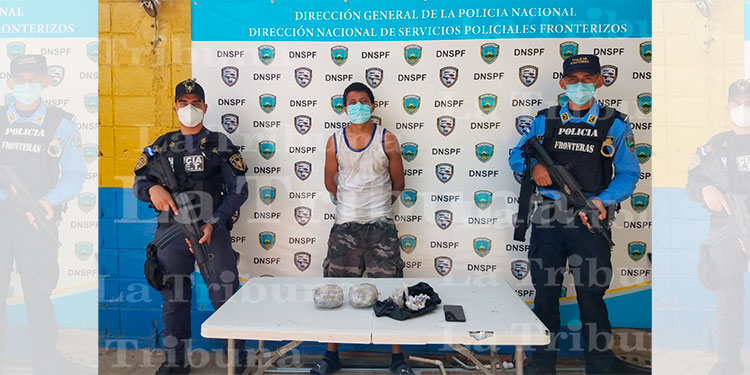 Capturan a hombre por tráfico de drogas en Choluteca