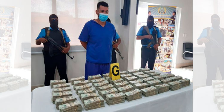 Decomisan cerca de medio millón de dólares a un hondureño en Nicaragua