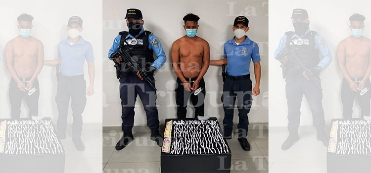 Arrestan a supuesto integrante de la MS-13 en posesión de droga en Choloma