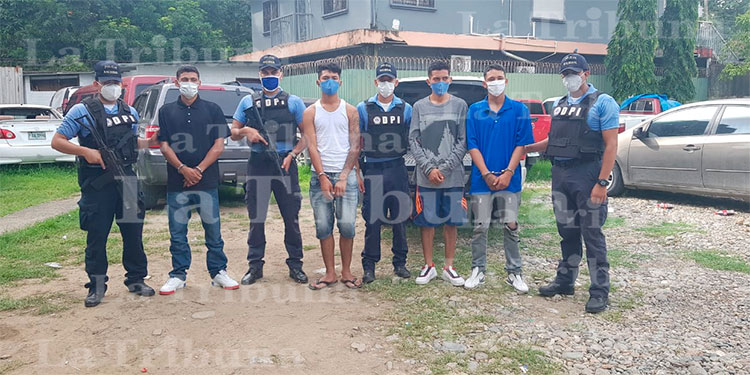 Arrestan a cuatro integrantes de la MS-13 por distintos delitos