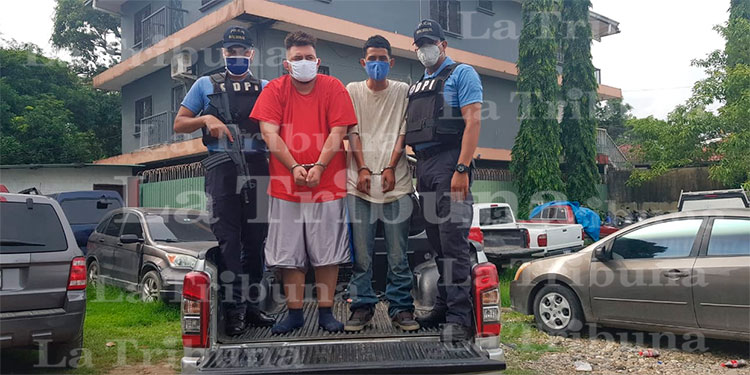 Capturan a dos miembros de la MS-13 por el delito de asesinato en El Progreso