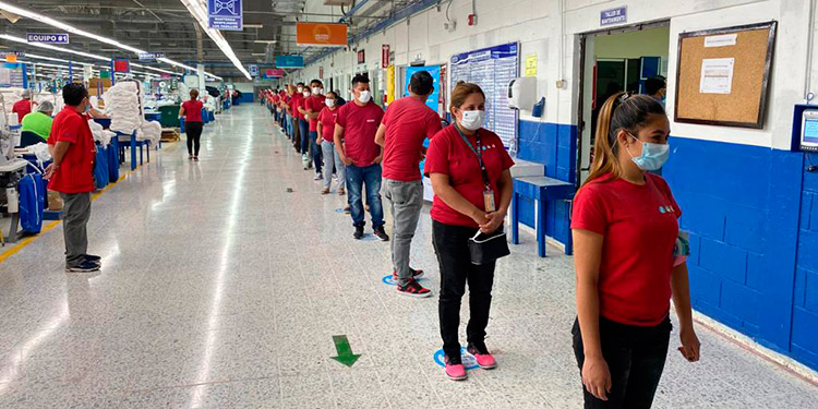 Auditan al 60% de las maquilas por empleo de protocolo de bioseguridad