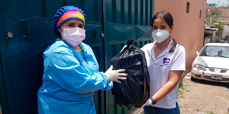 Fundaciones donan insumos y alimentos