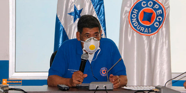 Alta médica por COVID-19 dan al titular de Copeco