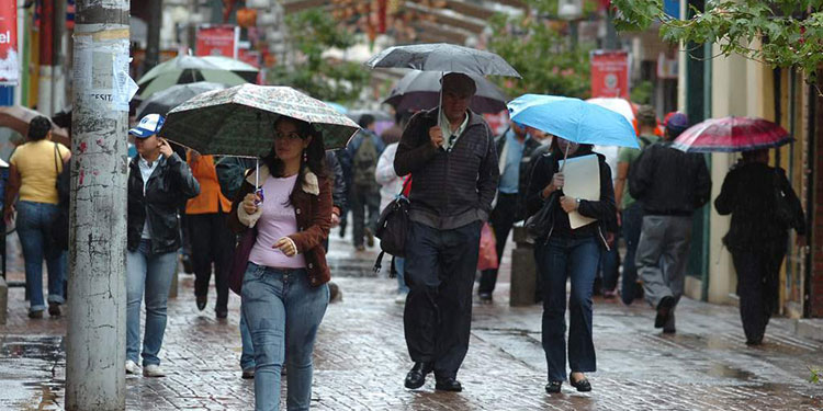 Pronostican aguaceros en varias zonas del país