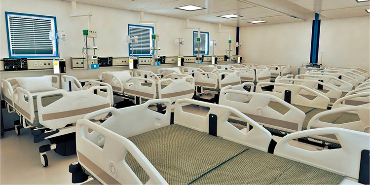 Anuncia ministra de Salud: Contratarán 150 empleados para cada hospital móvil