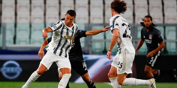 Lyon deja fuera a la Juventus y a Cristiano de la Champions