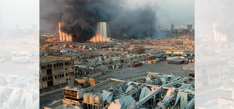 Negligencia, posible causa de la explosión en Beirut