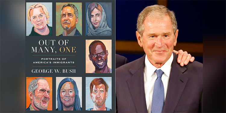 George W. Bush rinde homenaje a los migrantes en nuevo libro