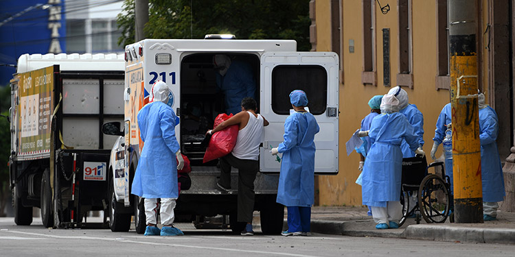 Sinager: Honduras suma 45098 casos de coronavirus