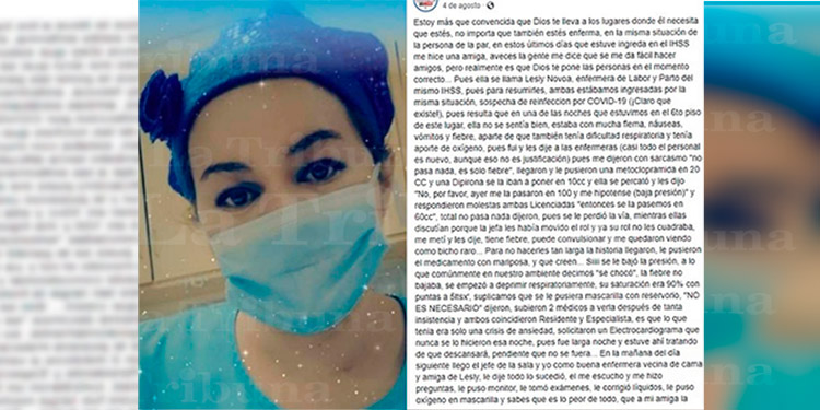 Enfermera denuncia negligencia en el IHSS en caso de compañera fallecida