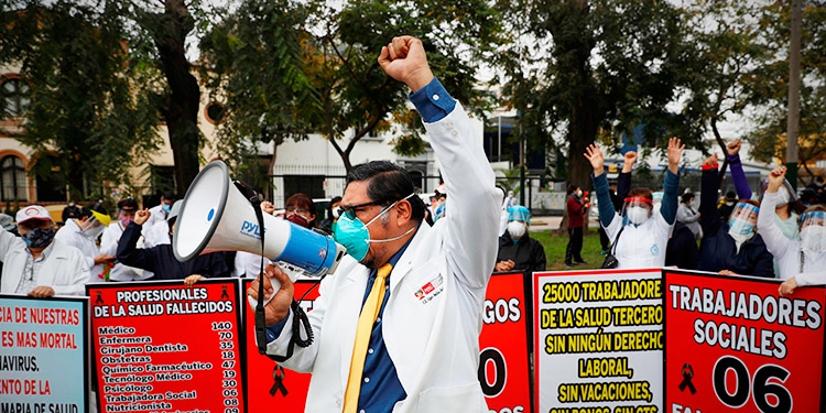 Perú con menos fallecidos, pese a ser el quinto país con más contagios de COVID-19