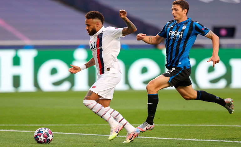 El PSG, primer semifinalista al remontar al Atalanta en los últimos minutos