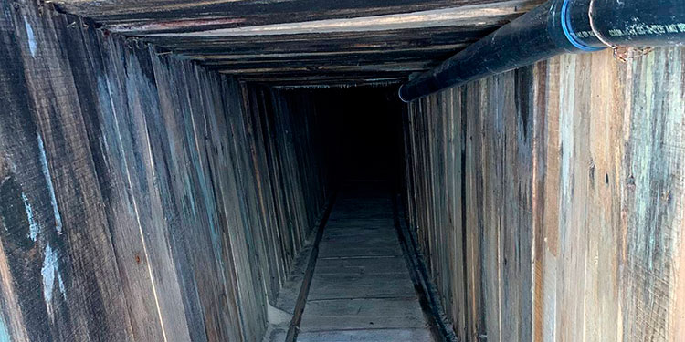 Descubren en Arizona el túnel "más sofisticado en la historia" de EE.UU.