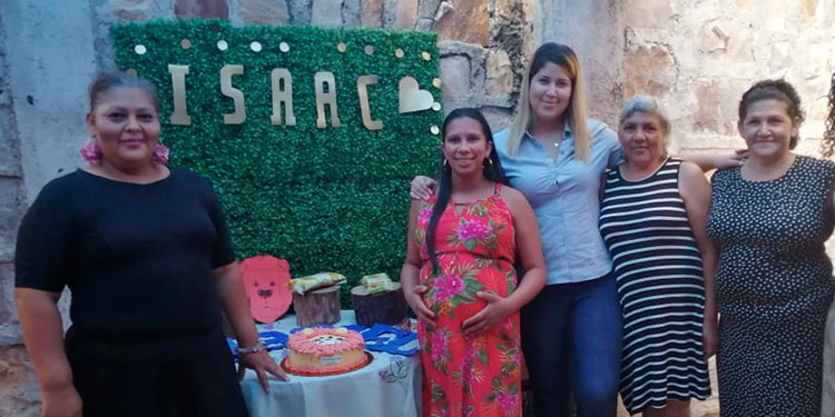 Andrea Suazo en espera de su primogénito