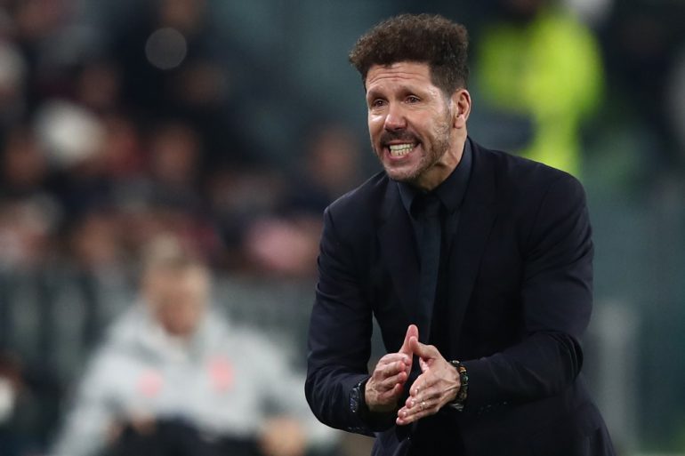 Simeone positivo por Covid-19 aislado y sin síntomas