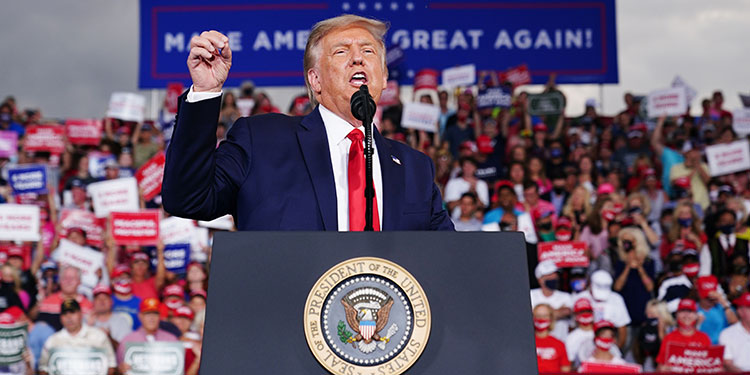 Trump se dice dispuesto a aportar sus propios fondos en su campaña para la reelección