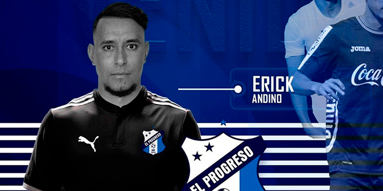 Erick Andino se une al Honduras de El Progreso