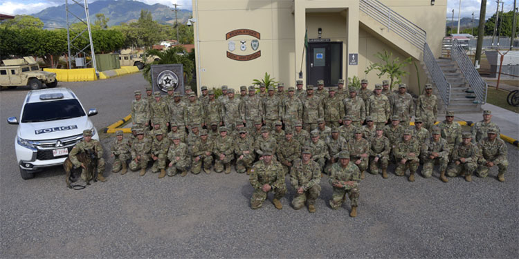 Compañía de Policía Militar de la Guardia Nacional de Puerto Rico llega a Soto Cano