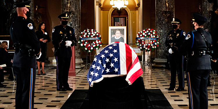 Congreso de EEUU rinde el máximo homenaje póstumo a la jueza Ginsburg