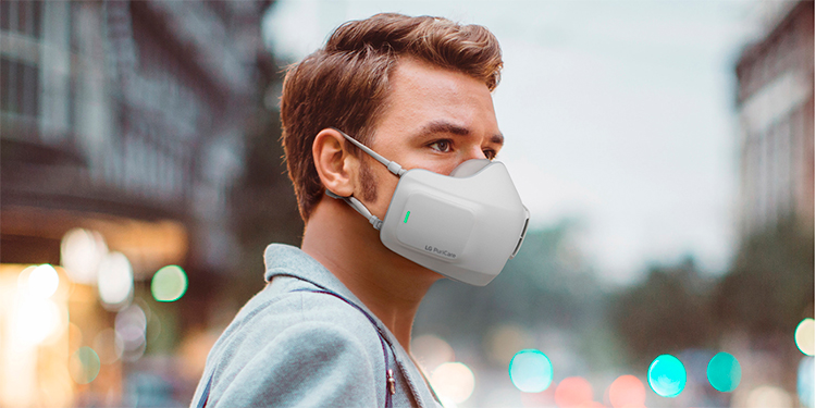 LG innova con el futurista respirador de aire limpio portatil Puricare