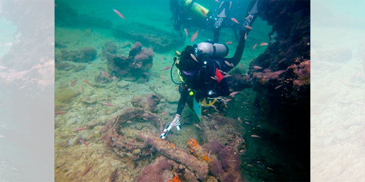 México identifica restos de barco con esclavos mayas
