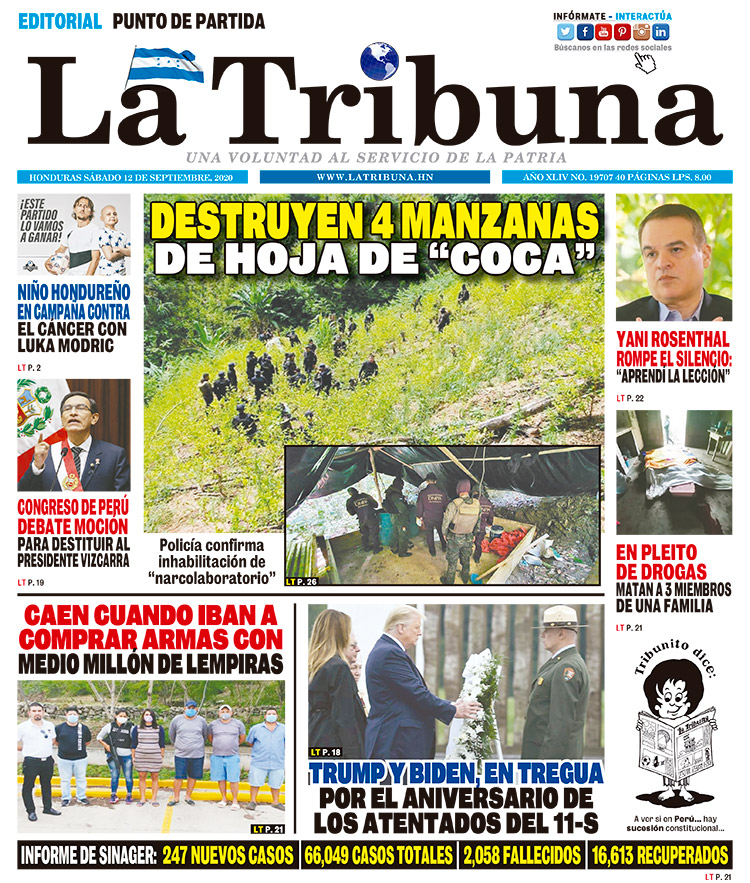 DESTRUYEN 4 MANZANAS DE HOJA DE “COCA”