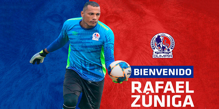Portero “Rafa” Zúniga firma con el Olimpia