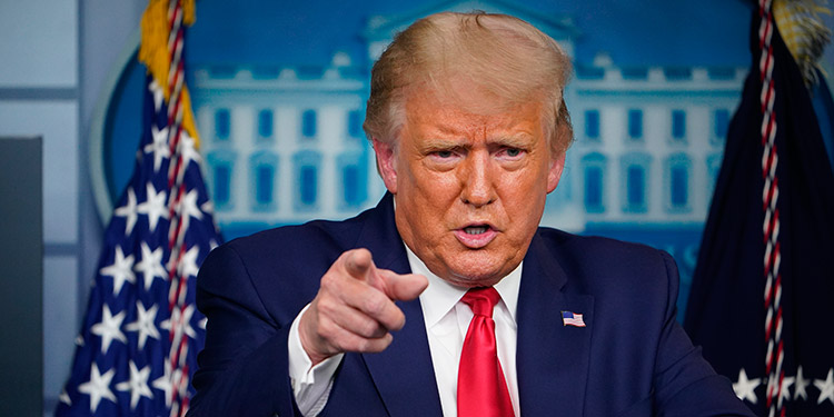Trump amenaza a México