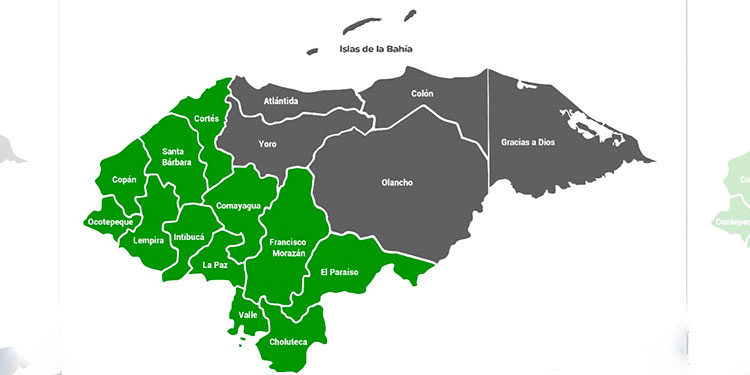 Alerta verde para 12 departamentos por efectos de la tormenta tropical Nana