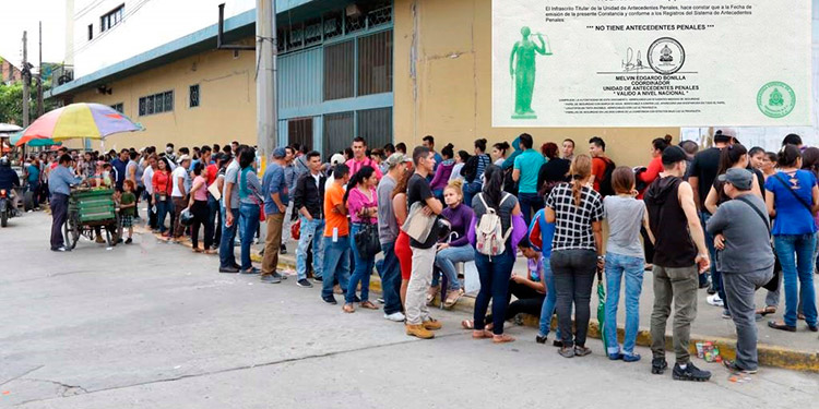 Policía agiliza antecedentes penales en línea