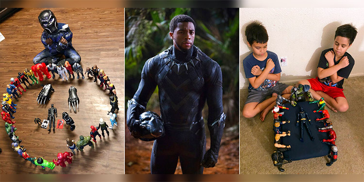 Niños lloran a Black Panther en funerales simbólicos
