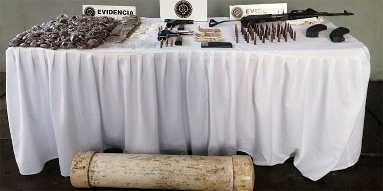 Con armas y droga capturan a tres miembros de la MS-13 en Chamelecón