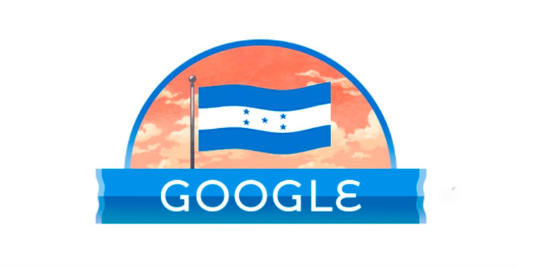 Google felicita a Honduras por los 199 años de Independencia Patria