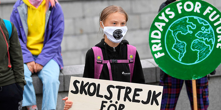 Greta Thunberg lleva a Venecia sus sueños, sus frustraciones y su autodefensa