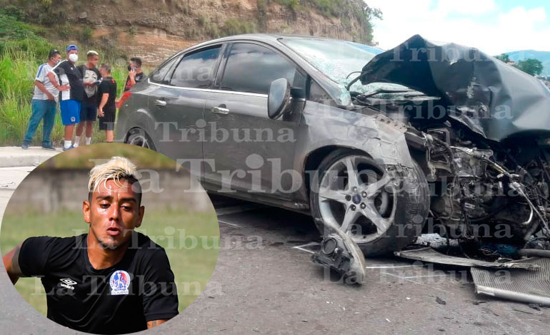 Futbolista de Olimpia Mayron Flores se salva de milagro (Galería)
