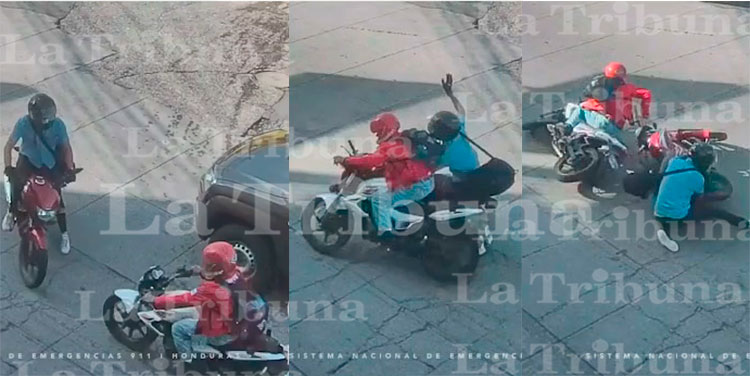 Encontronazo entre dos motocicletas es captado por cámaras del 911 (Video)