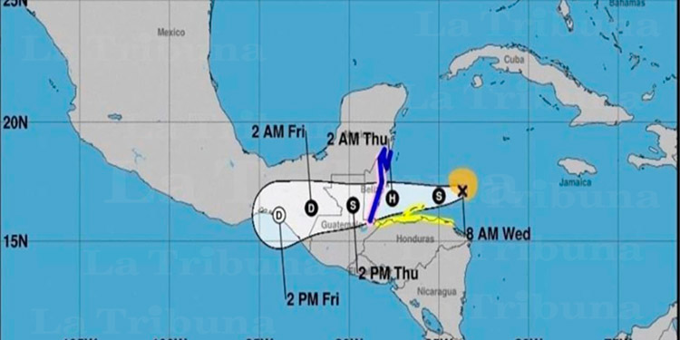 Belice se prepara ante la llegada de Nana como huracán