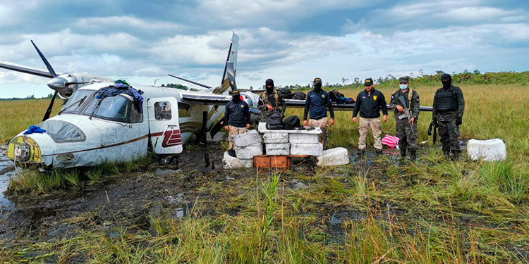 Incinerarán 479 kilos de cocaína incautados en La Mosquitia