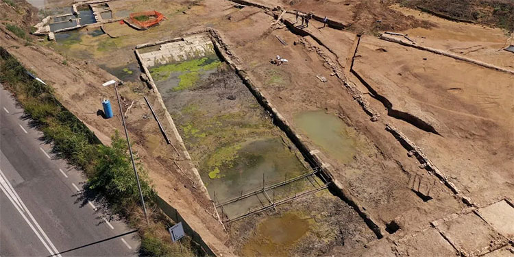 Aparece una misteriosa piscina de 2.300 años de antigüedad en Roma