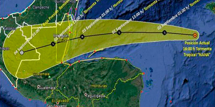 Como huracán categoría 1 ¨Nana¨ tocará tierra