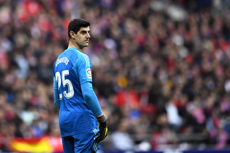 Courtois empieza a trabajar para estar frente al Cádiz