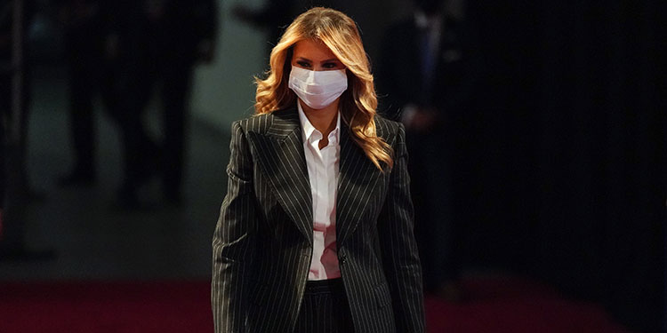 Melania Trump aún no aparece