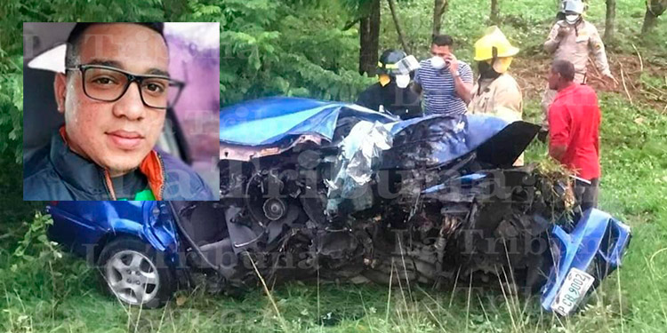 Joven muere en accidente vial cuando regresaba del velorio de su esposa