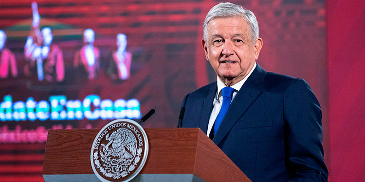 López Obrador considera ‘afortunado’ que se disolviera la caravana migrante