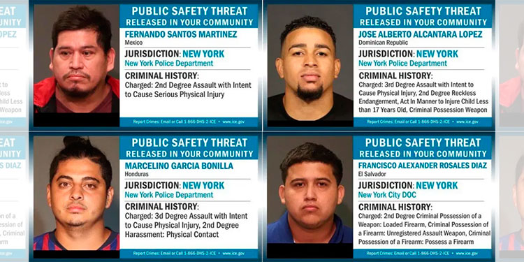Son latinos la mayoría de los “más buscados” con los que ICE lanza campaña contra indocumentados