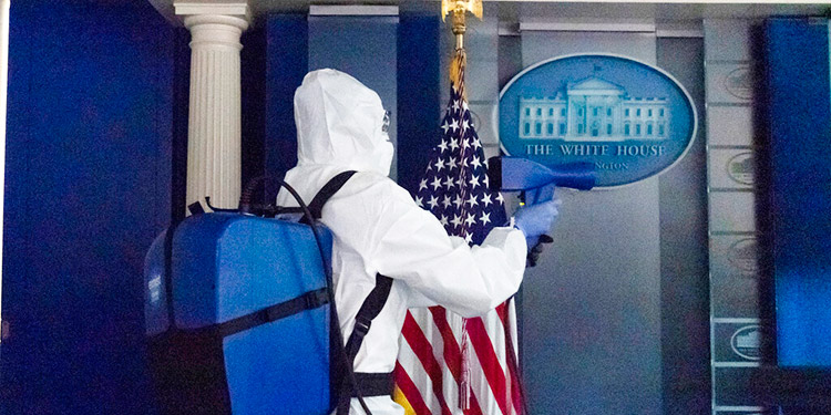 Personal de la Casa Blanca inquieto por brote de coronavirus