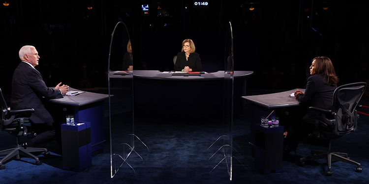 Harris y Pence chocan sobre gestión de Trump de covid-19 en debate