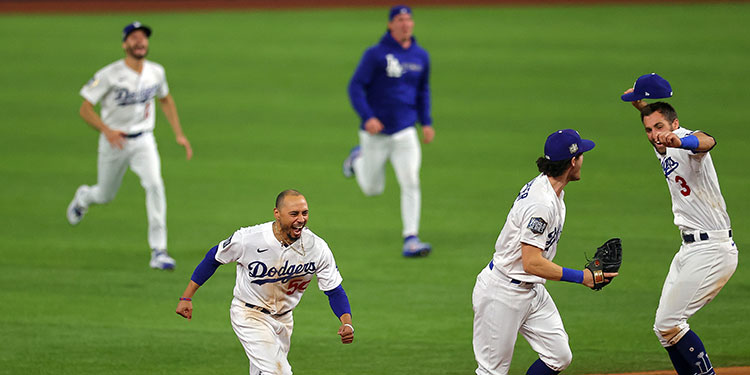 Los Dodgers vencen a los Rays y conquistan su primera Serie Mundial desde 1988